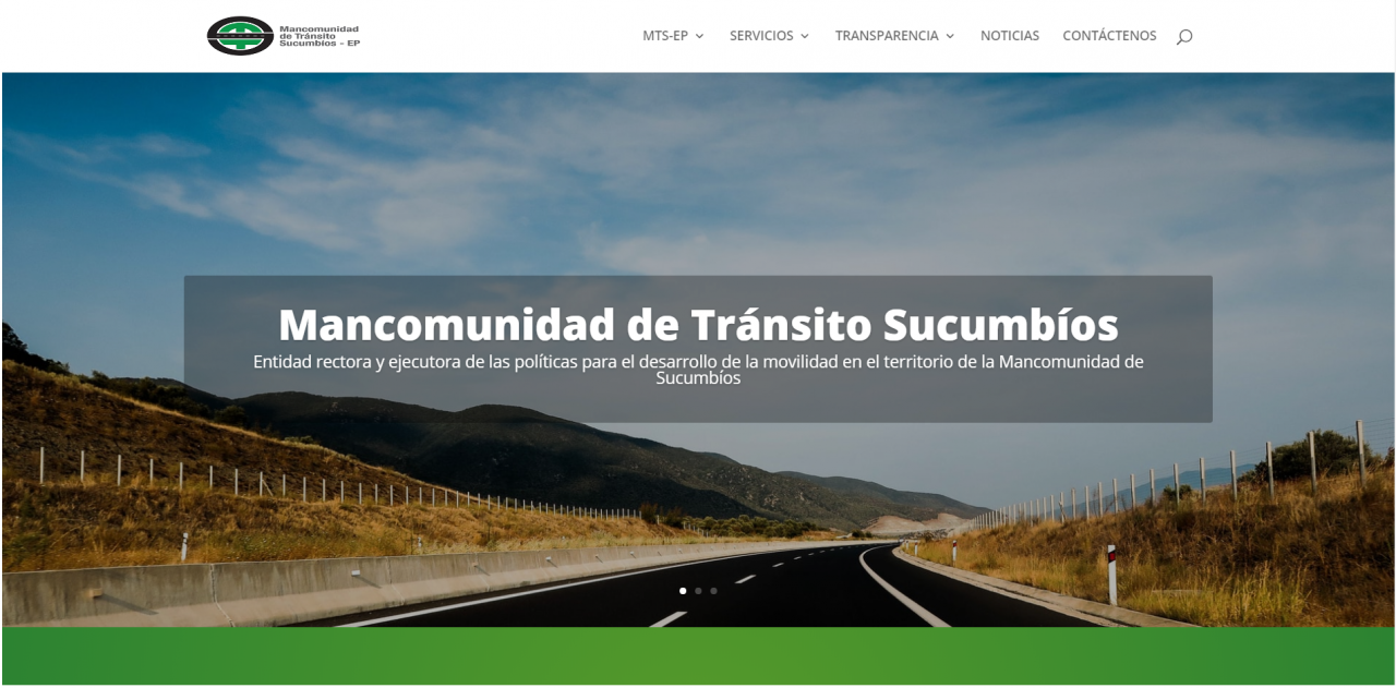 Mts Ep Estrena Nueva PÁgina Web Tránsito Sucumbíos 